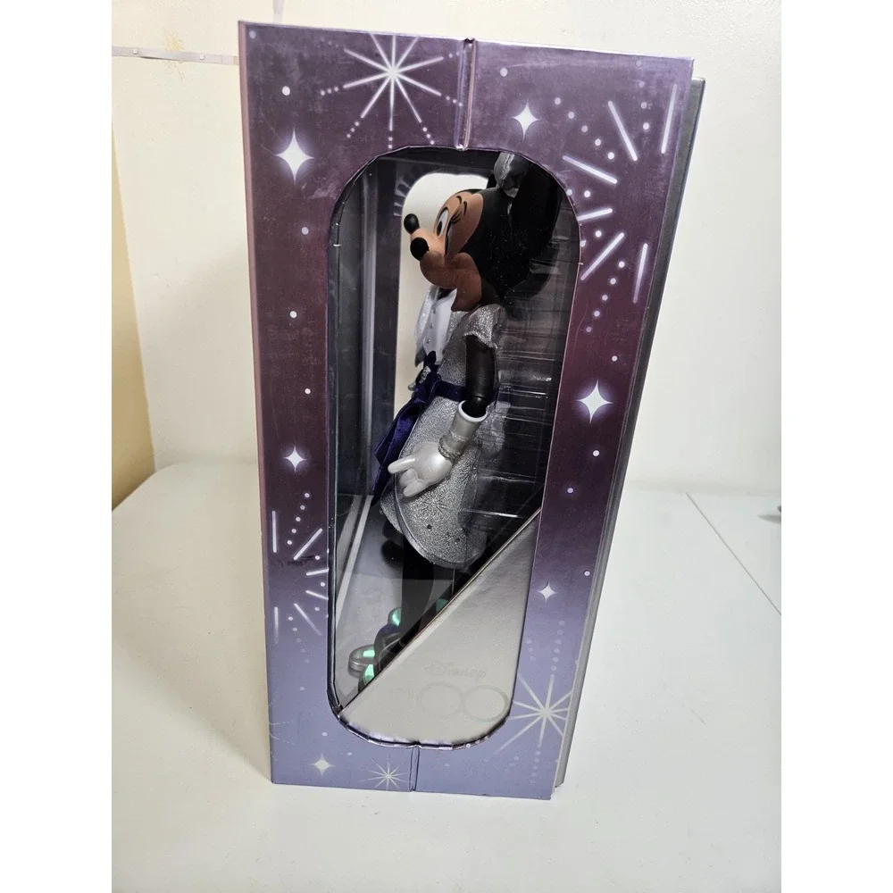 2023 Disney Parks 100 Mickey & Minnie Mouse LE 4750 Deluxe‎ Doll Figure Box Set